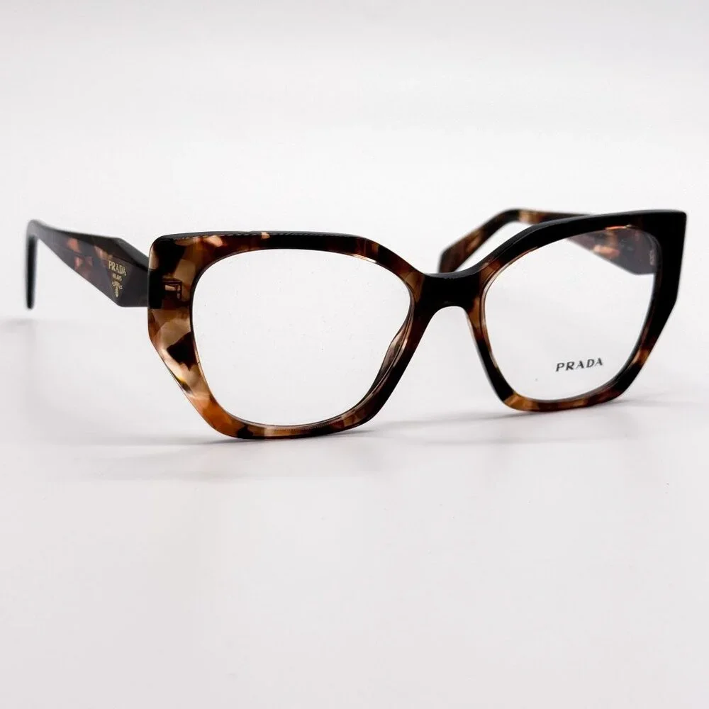 NEW PRADA EYEGLASSES PR18WV 07R1O1, PR 18WV 07R1O1 HAVANA WOMEN EYEWEAR VPR 18W